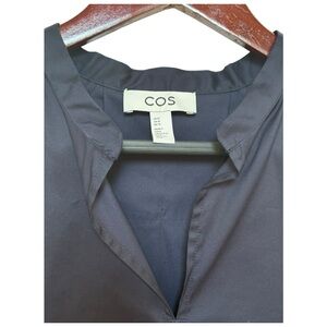 COS Black Blouse